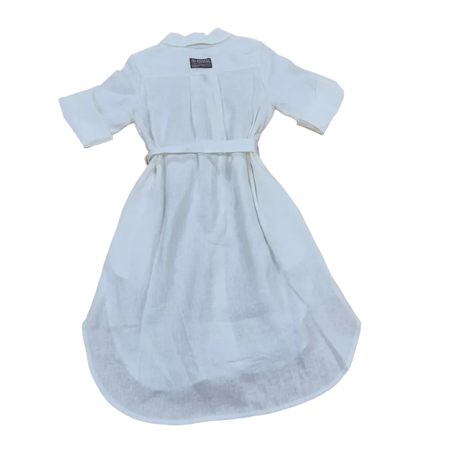 Ringers Western Womens Solene Linen Shirt Dress (225171RW)  White