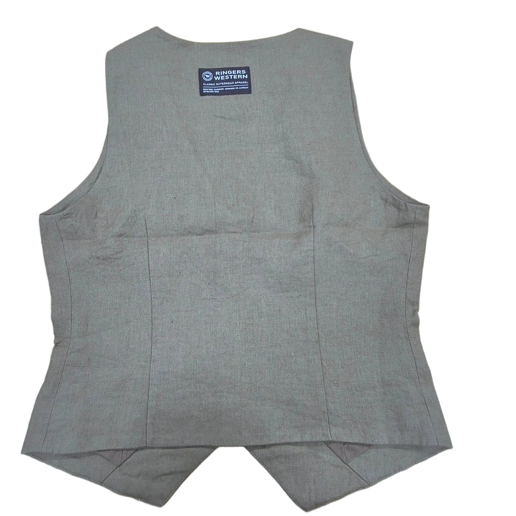 Ringers Western Womens Zahra Linen Vest (225183RW)  Caramel