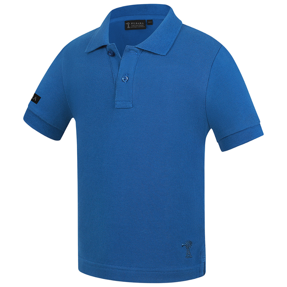 Ritemate Childrens Pilbara Classic S/S Polo (RMPC145) Deep Blue