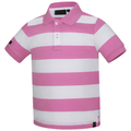 Ritemate Childrens Pilbara Classic Y/D Striped S/S Polo (RMPC146) Crocus/White