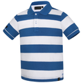 Ritemate Childrens Pilbara Classic Y/D Striped S/S Polo (RMPC146) Deep Blue/White