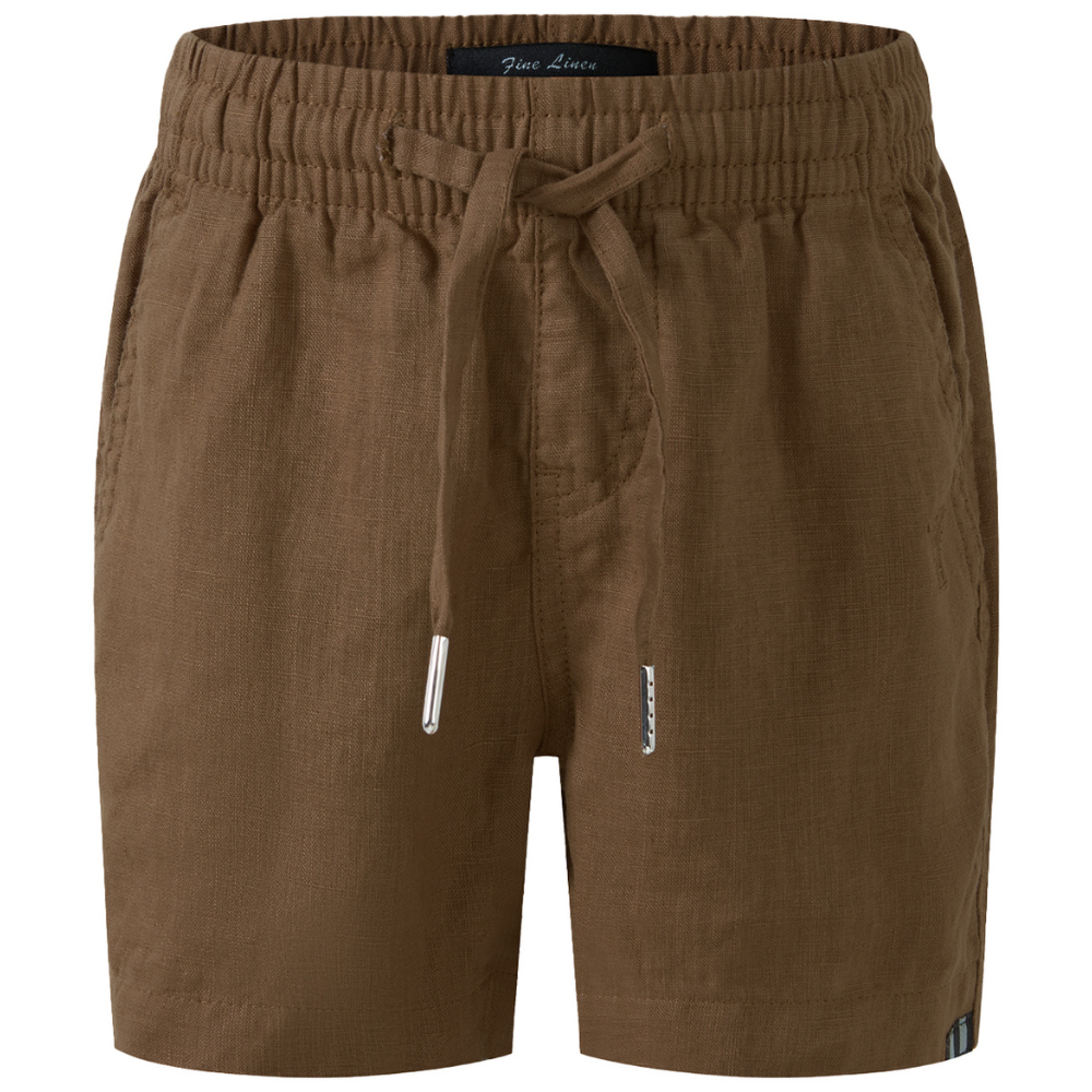Ritemate Childrens Pilbara Linen Shorts (RMPC158) Cocoa Brown