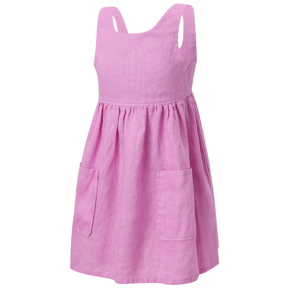 Ritemate Girls Pilbara Zoe Linen Sun Dress (RMPC159) Crocus