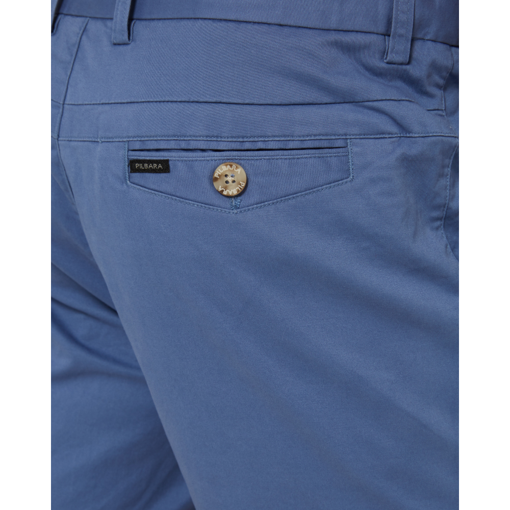 Ritemate Mens Pilbara Chino Shorts (RMPC172) Copen Blue