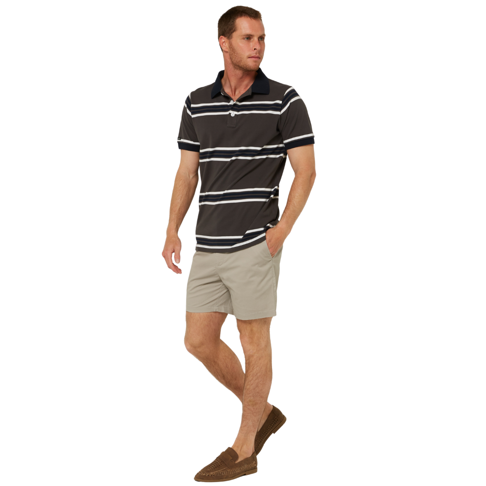 Ritemate Mens Pilbara Chino Shorts (RMPC172) Mushroom