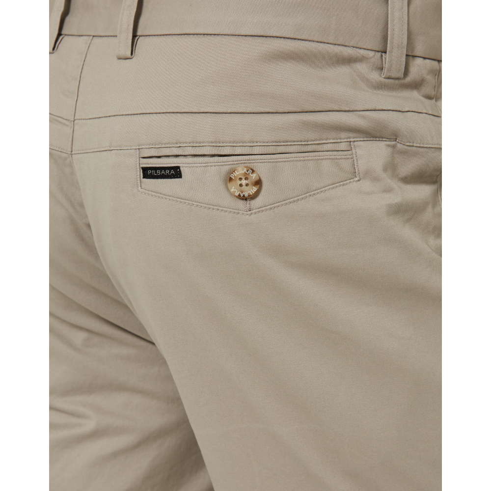 Ritemate Mens Pilbara Chino Shorts (RMPC172) Mushroom