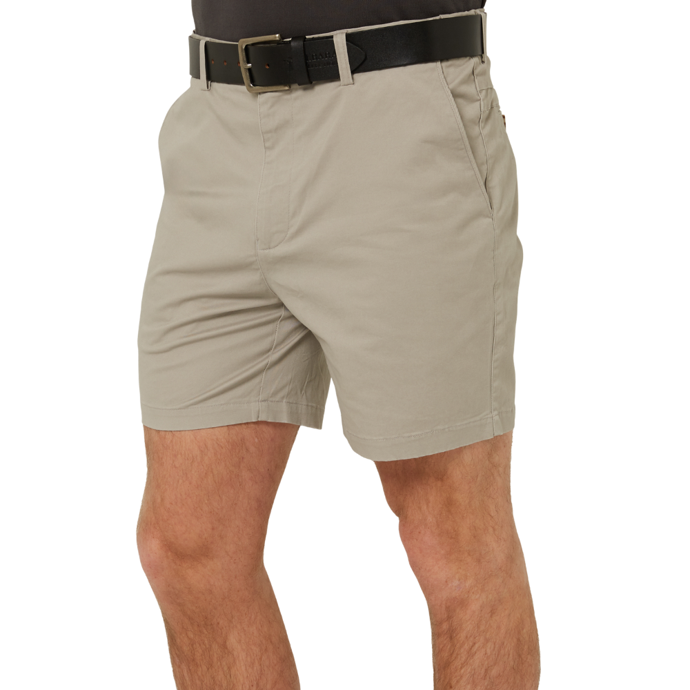 Ritemate Mens Pilbara Chino Shorts (RMPC172) Mushroom