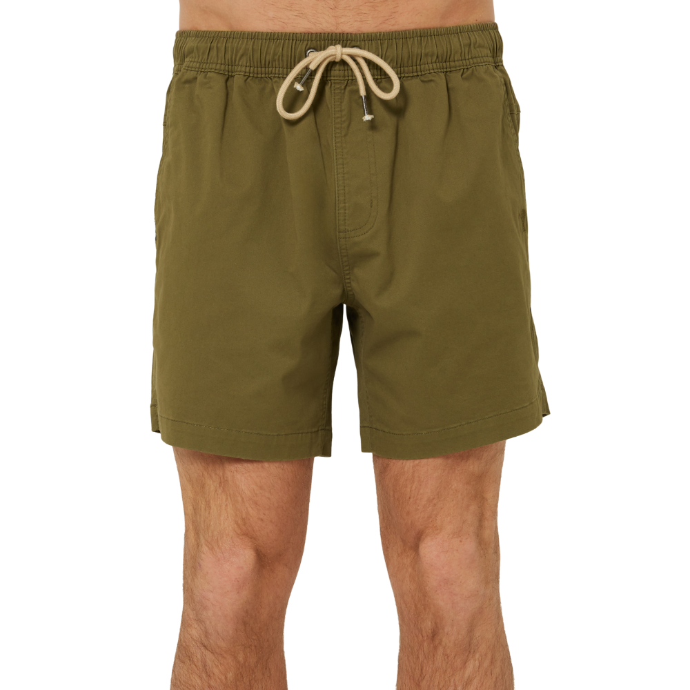 Ritemate Mens Pilbara Cotton Stretch Walk Shorts (RMPC121) Capers