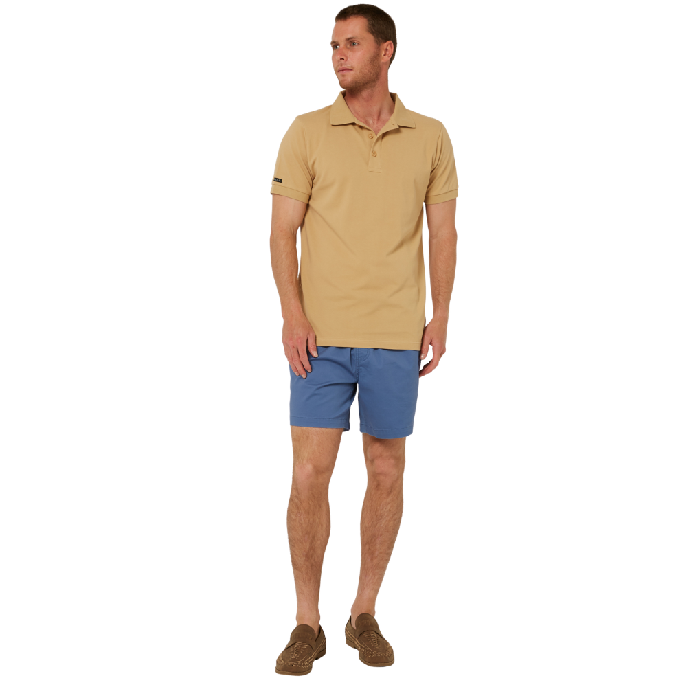 Ritemate Mens Pilbara Cotton Stretch Walk Shorts (RMPC121) Copen Blue