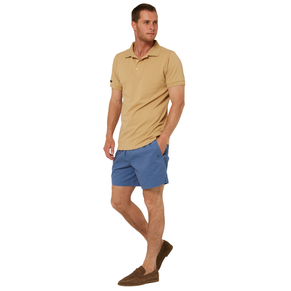 Ritemate Mens Pilbara Cotton Stretch Walk Shorts (RMPC121) Copen Blue