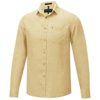 Ritemate Mens Pilbara L/S Linen Shirt (RMPC055) Desert