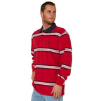 Ritemate Mens Pilbara Rugby (RMPC162) Crimson/Navy/White