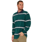 Ritemate Mens Pilbara Rugby (RMPC162) Forest/Navy/White