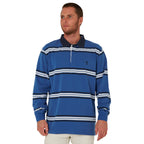 Ritemate Mens Pilbara Rugby (RMPC162) Galaxy Blue/Navy/White
