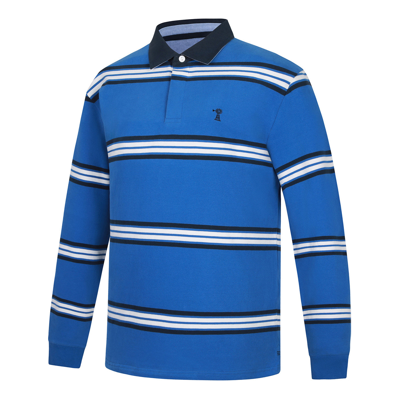 Ritemate Mens Pilbara Rugby (RMPC162) Galaxy Blue/Navy/White