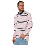 Ritemate Mens Pilbara Rugby (RMPC162) Pirouette/Navy/White