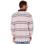 Ritemate Mens Pilbara Rugby (RMPC162) Pirouette/Navy/White