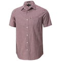 Ritemate Mens Pilbara S/S Gingham Shirt (RMPC173S) Ochre/White