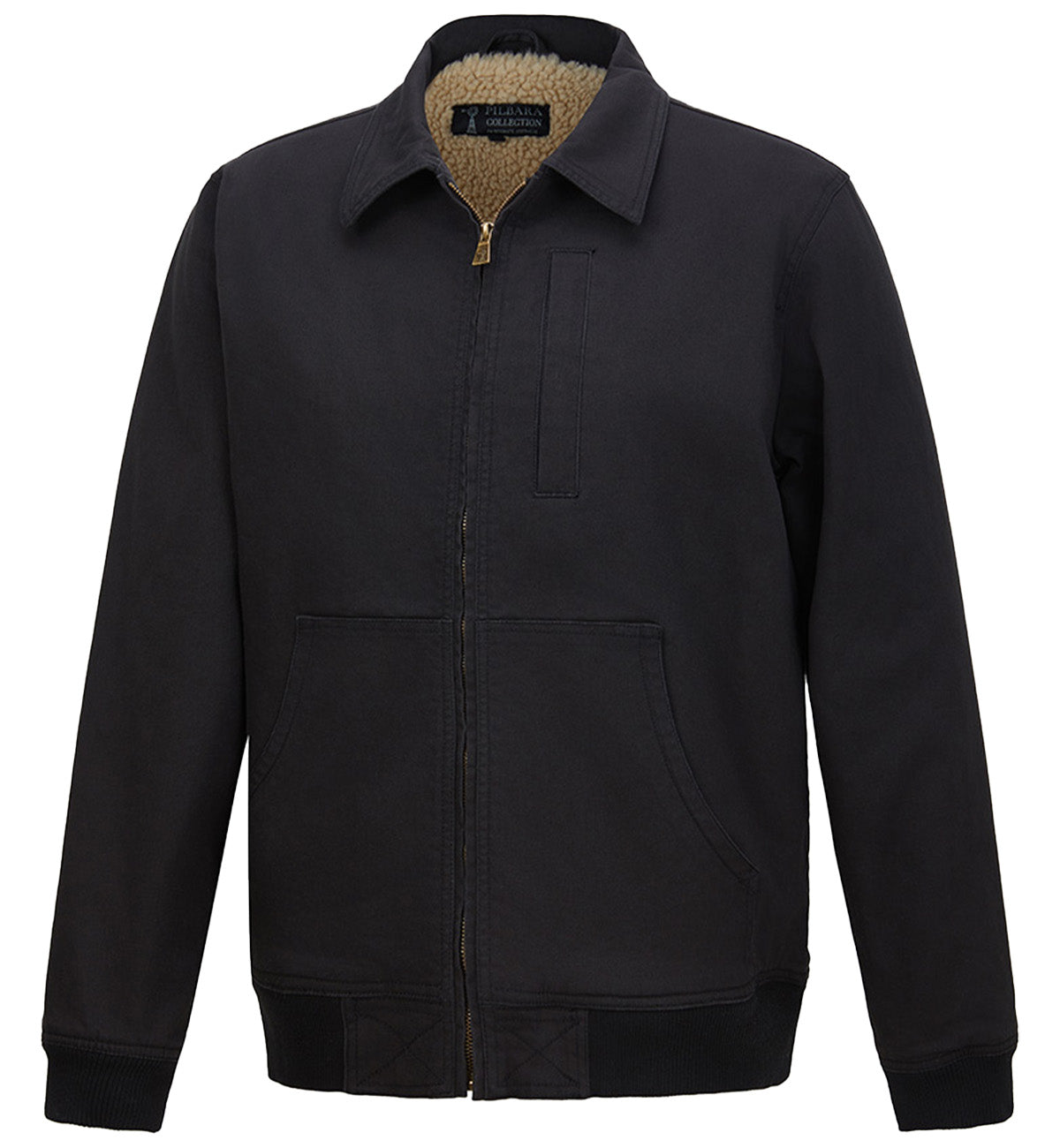 Ritemate Mens Pilbara Sherpa Bomber Jacket (RMPC123) Black