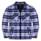 Ritemate Mens Pilbara Sherpa Lined Jacket (RMPC056) Navy/Royal/White