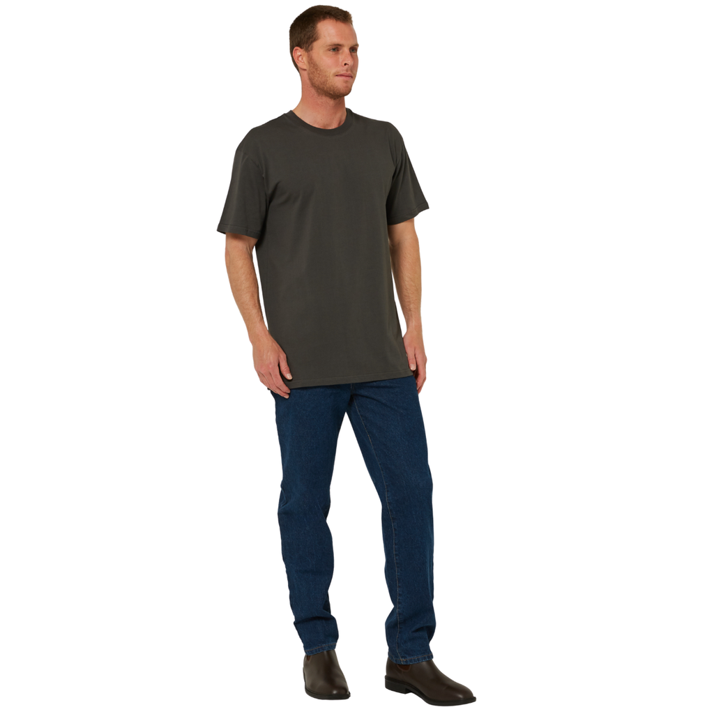Ritemate Mens RMX Classic S/S Tee (RMPC224) Charcoal