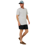Ritemate Mens RMX Classic S/S Tee (RMPC224) Grey Marle