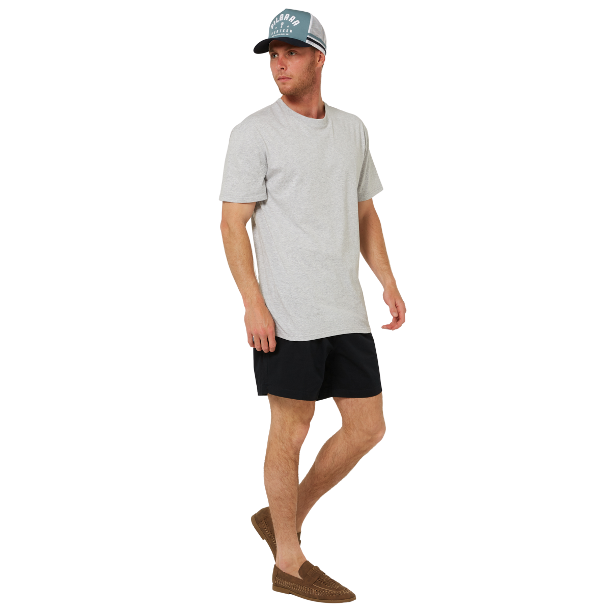 Ritemate Mens RMX Classic S/S Tee (RMPC224) Grey Marle