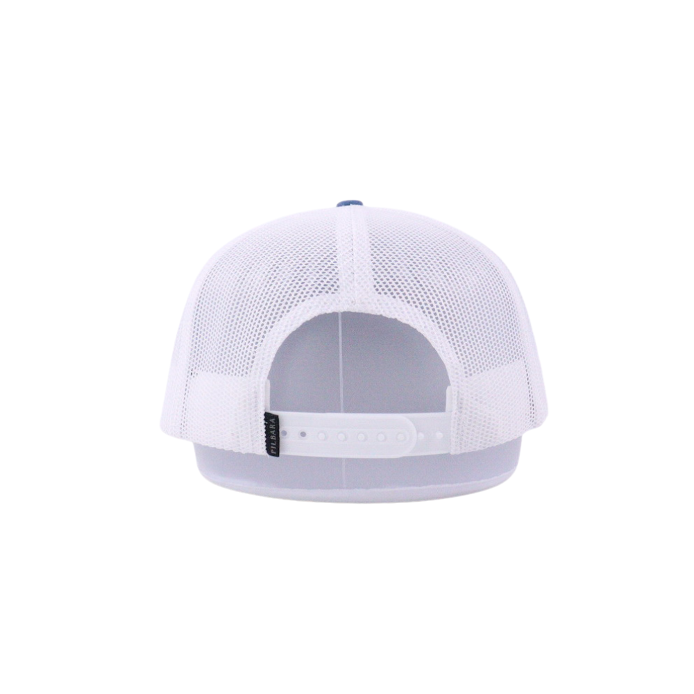 Ritemate  Pilbara Ball Park Cap (RMTC047) Mid Blue White