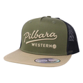 Ritemate  Pilbara Ball Park Cap (RMTC047) Olive Tan Black