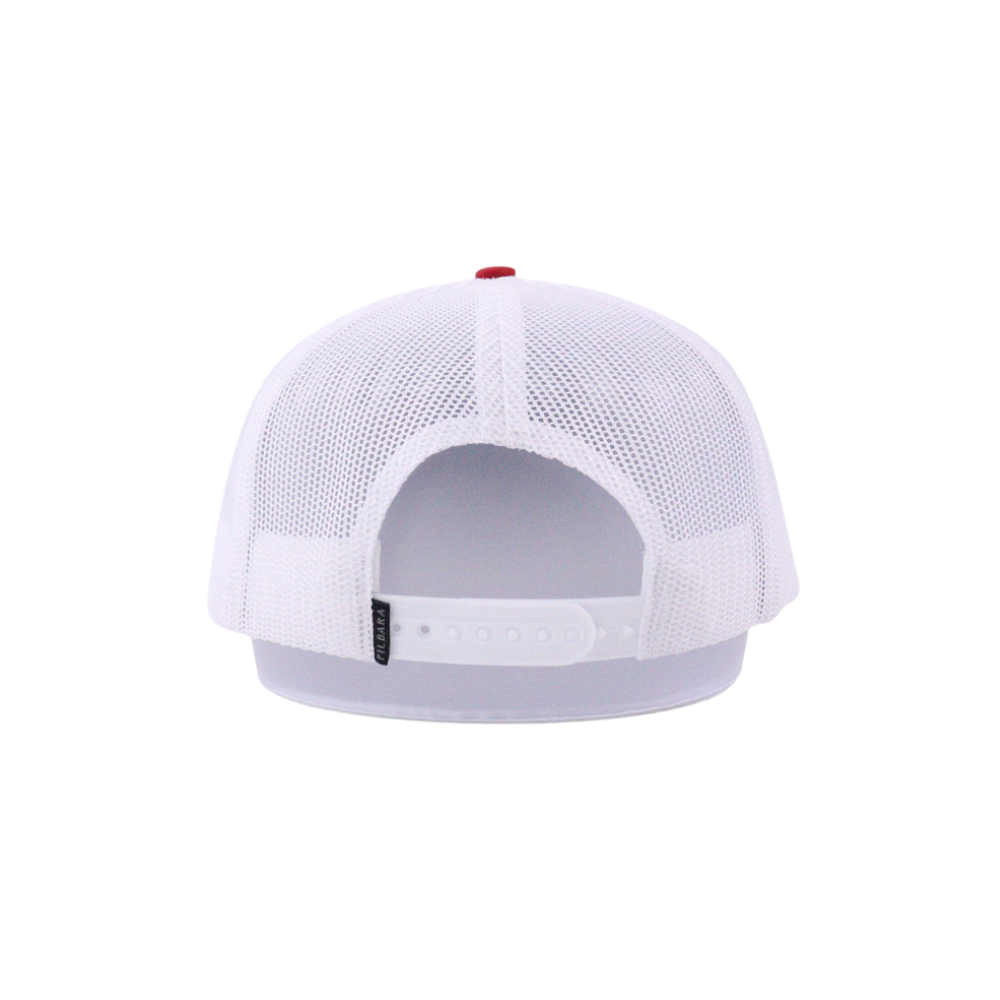 Ritemate  Pilbara Ball Park Cap (RMTC047) Red Navy White