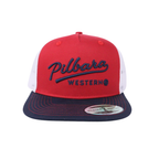 Ritemate  Pilbara Ball Park Cap (RMTC047) Red Navy White