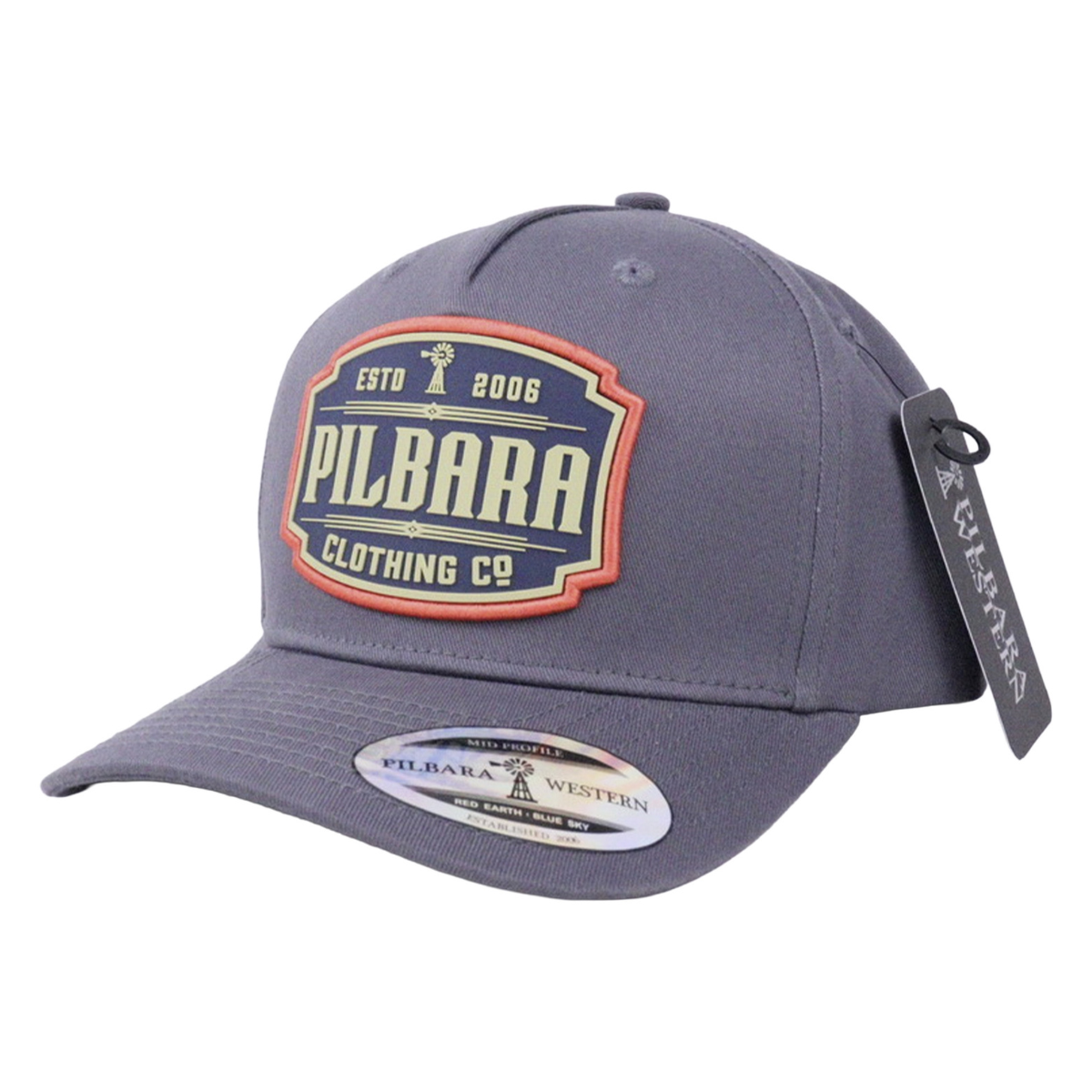Ritemate  Pilbara Clothing Co. Cap (RMTC045) Dark Grey
