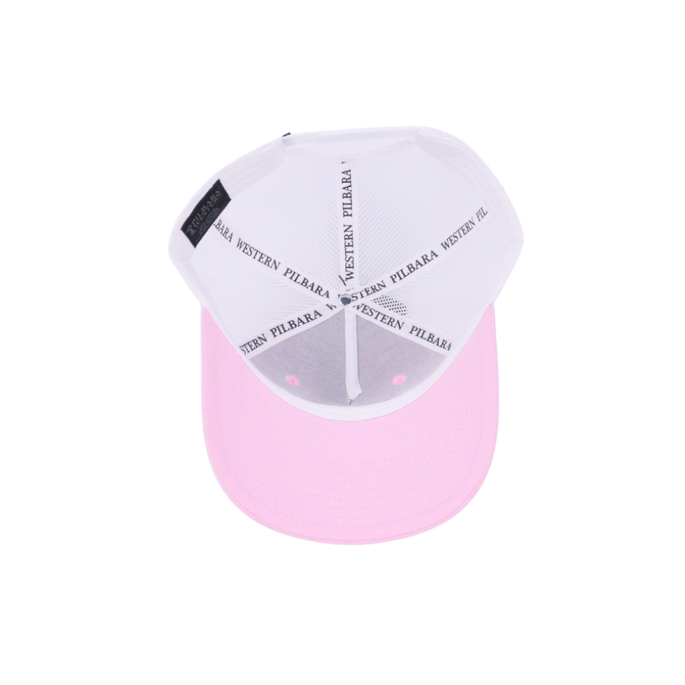 Ritemate  Pilbara Established Cap (RMTC046) Pale Pink White