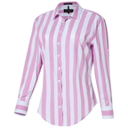 Ritemate Womens Jacquelin Classic L/S Cotton Shirt (RMPC154) Crocus/White