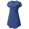 Ritemate Womens Pilbara Alina Cap Sleeved Linen Dress (RMPC180) Deep Blue