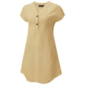 Ritemate Womens Pilbara Alina Cap Sleeved Linen Dress (RMPC180) Desert