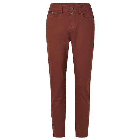 Ritemate Womens Pilbara Bella Cotton Stretch Capri Jeans (RMPC138) Redwood