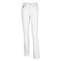 Ghost image of a pair of Ritemate Women's Pilbara Cotton Stretch Jeans (RMPC015) Bone from the front on a white background.