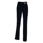 Ghost image of a pair of Ritemate Women's Pilbara Cotton Stretch Jeans (RMPC015) Ink Navy from the back on a white background.