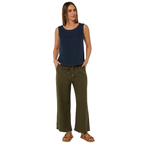 Ritemate Womens Pilbara Evelyn Linen Pants (RMPC094) Olive