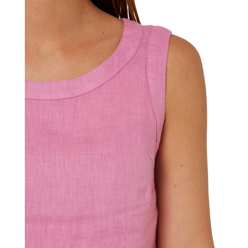 Ritemate Womens Pilbara Gabriella Linen Singlet (RMPC132) Crocus