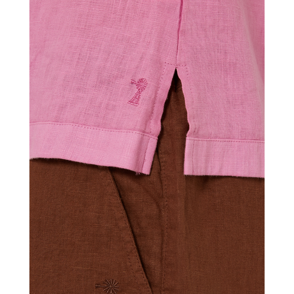 Ritemate Womens Pilbara Gabriella Linen Singlet (RMPC132) Crocus