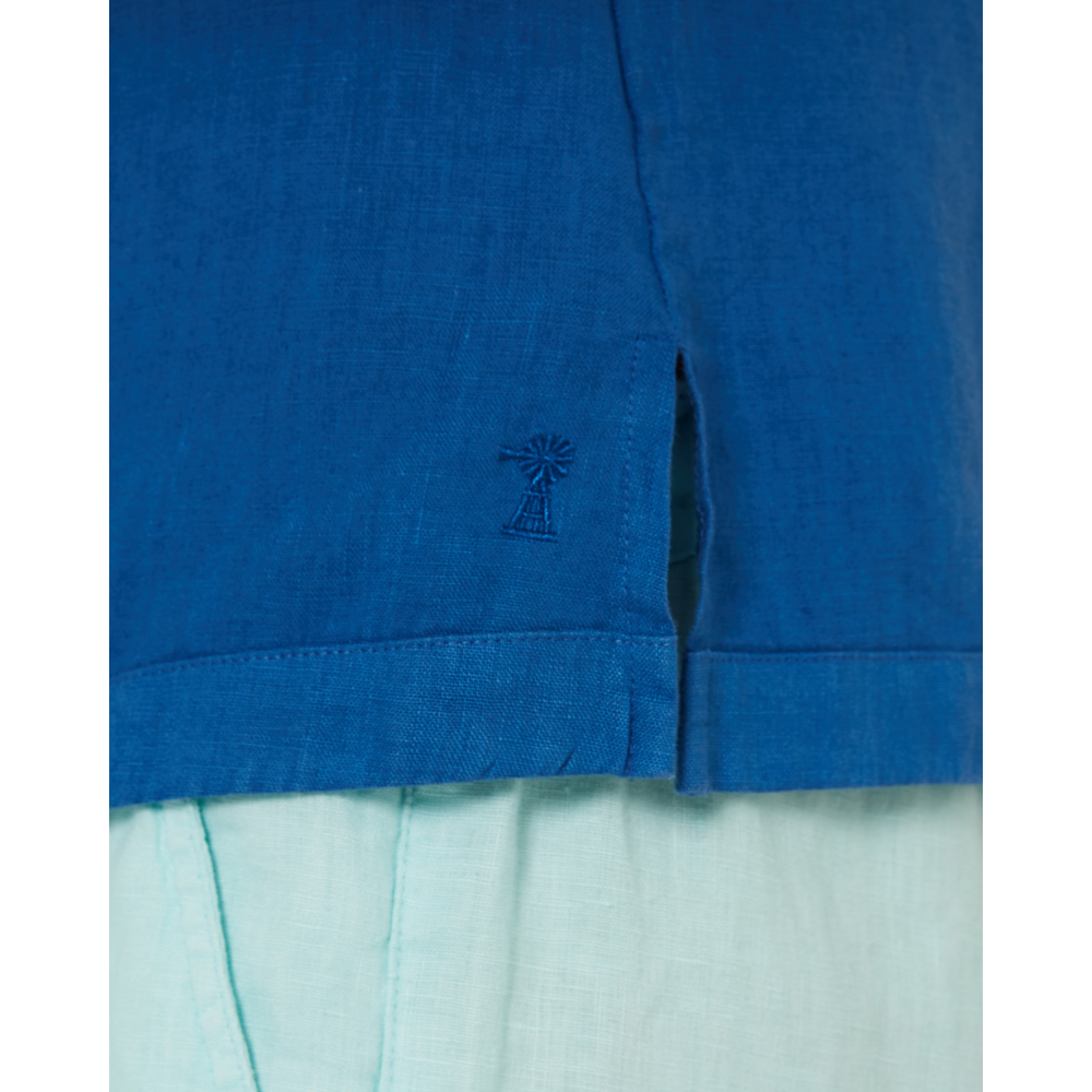 Ritemate Womens Pilbara Gabriella Linen Singlet (RMPC132) Deep Blue