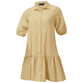 Ritemate Womens Pilbara Monica 3/4 Sleeve Linen Dress (RMPC178) Desert