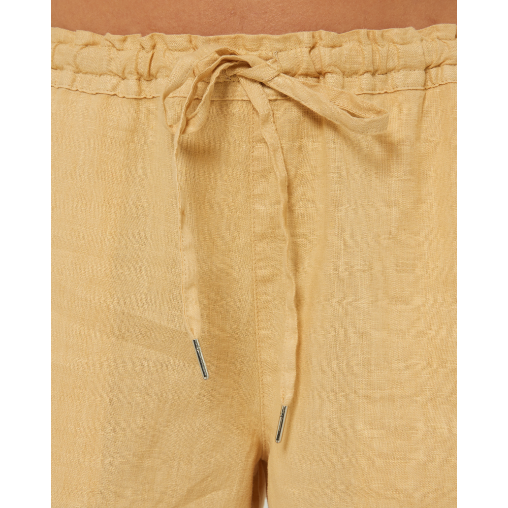 Ritemate Womens Pilbara Olivia Linen Shorts (RMPC079) Desert