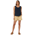 Ritemate Womens Pilbara Olivia Linen Shorts (RMPC079) Desert