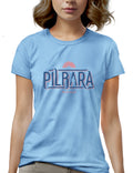 Ritemate Womens Pilbara Pilbara Cowgirl S/S Tee (RMTC039) Airy Blue