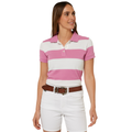 Ritemate Womens Sophia Classic S/S Cotton Polo (RMPC122) Crocus/White