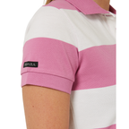 Ritemate Womens Sophia Classic S/S Cotton Polo (RMPC122) Crocus/White