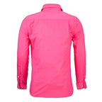 Ritemate Childrens Pilbara Closed Front Shirt (RM400CF) Hot Pink